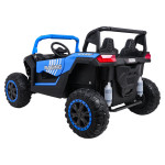 Elektrické autíčko Buggy ATV Racing Dvojmiestne!!! Modrá - 4 X 200 W - 24V7Ah
